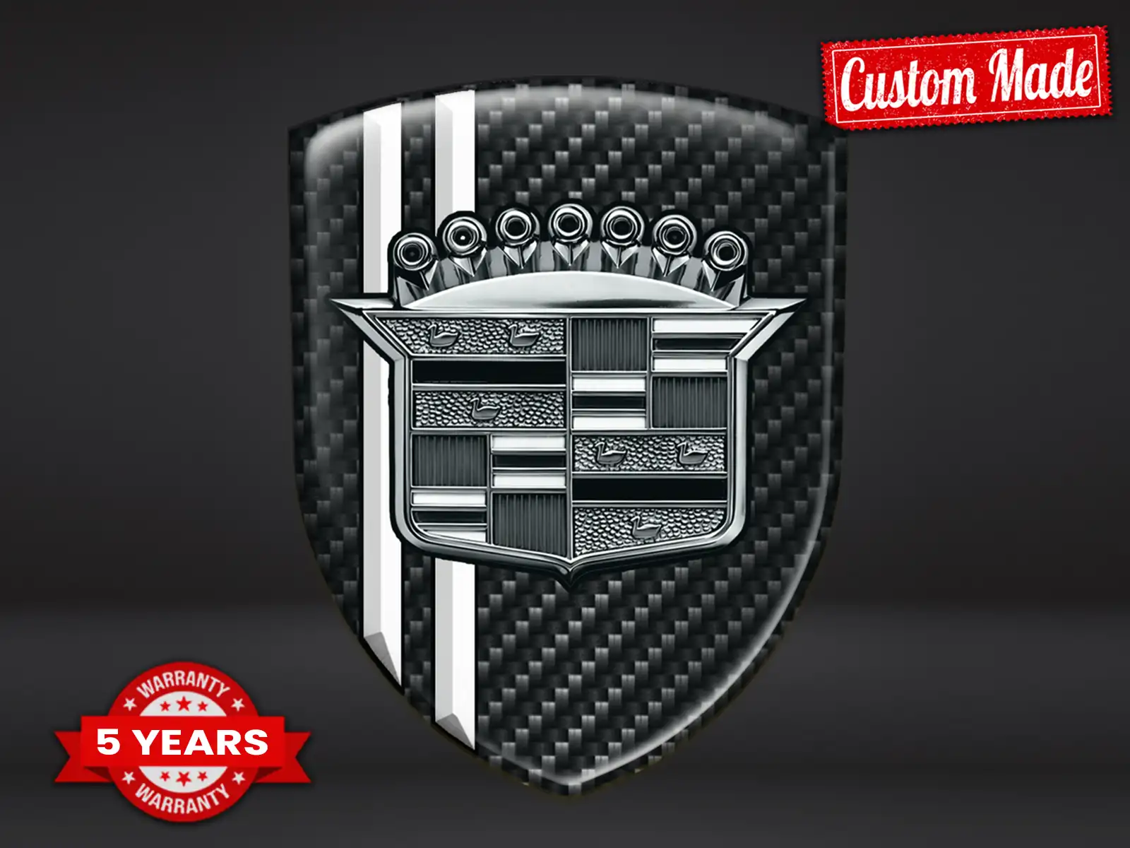 Cadillac Vinilos Ventana Personalizados Máximo Duradero Estilo ST